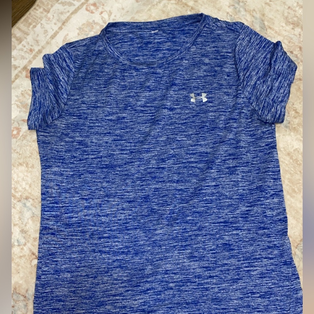Under Armour Men's Heathered Blue Tee